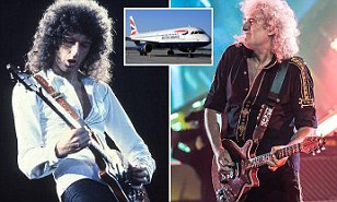 Brian May Bayar Tiket Pesawat Rp200 Jutaan untuk Gitarnya